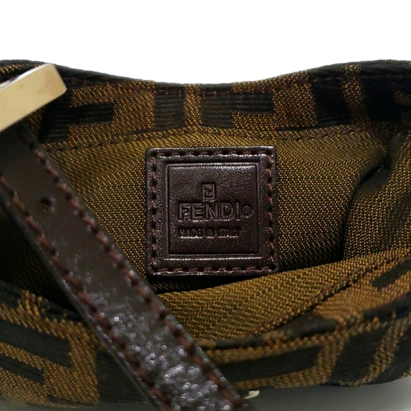 Fendi Zucca Canvas Micro Croissant Bag - Picture 14 of 16